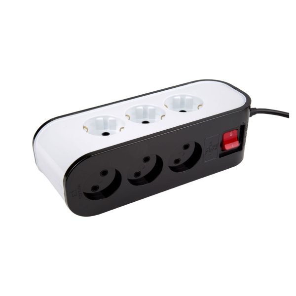 چند راهی برق 9 خانه پارت الکتریک با کابل 1.8 متر کد 5142